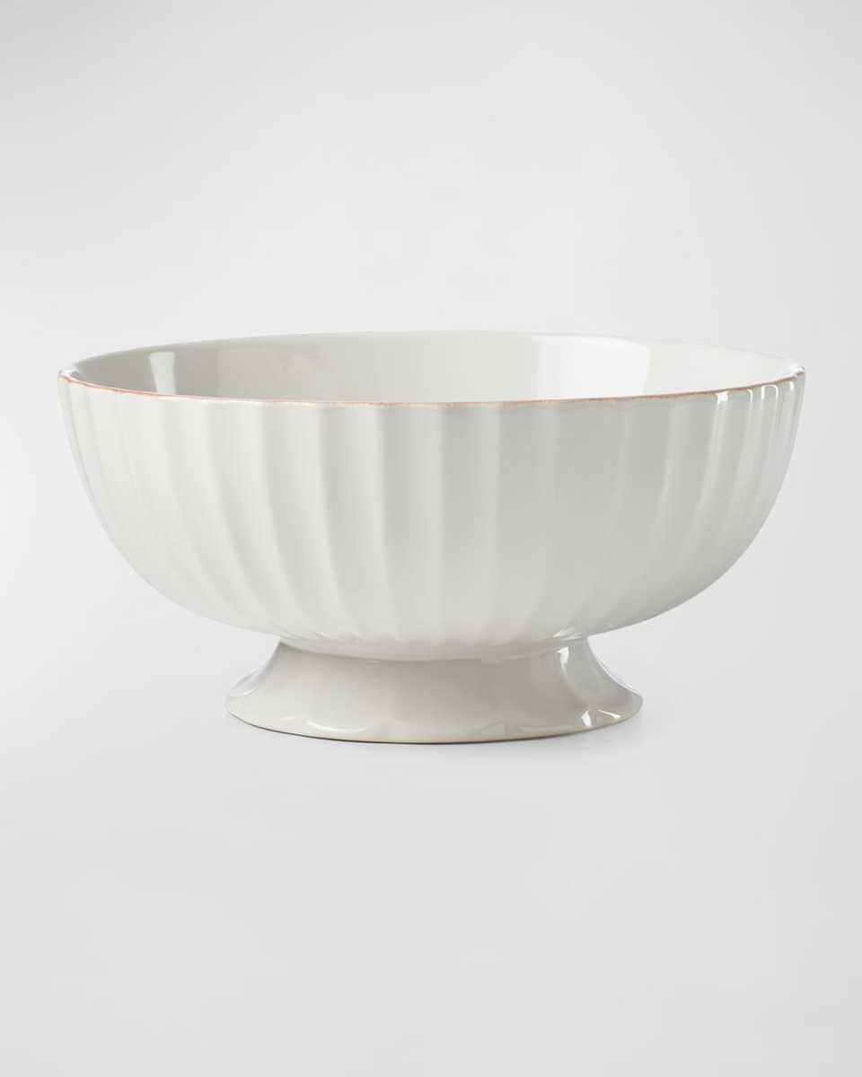 French Perle White Centerpiece Bowl